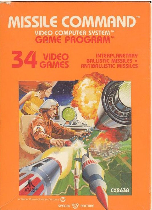 Capa do jogo Missile Command